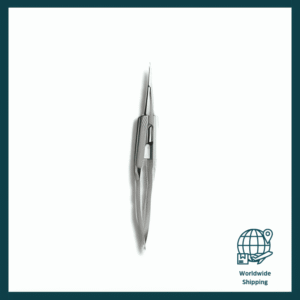 Anis Needle Holder, Curved, Stainless Steel