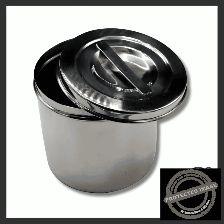 ARMO DRESSING JAR WITH LID.