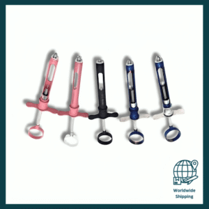 Aspirating Dental Cartridge syringe set of 5 Colourfull